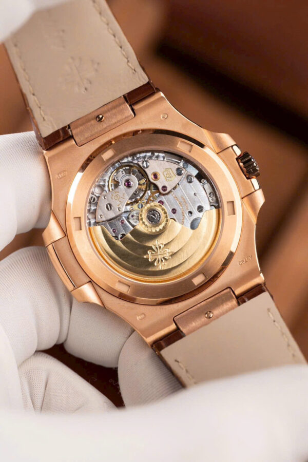 Đồng hồ Patek Philippe Nautilus 5711 mặt xám Replica 11 mạ vàng hồng máy khắc nhà máy BBF 40mm (2)