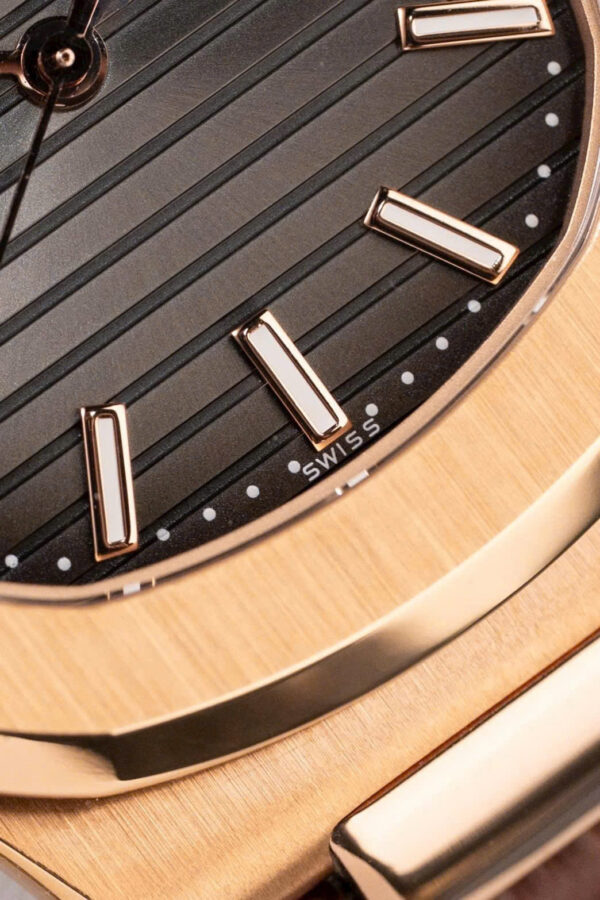 Đồng hồ Patek Philippe Nautilus 5711 mặt xám Replica 11 mạ vàng hồng máy khắc nhà máy BBF 40mm (2)