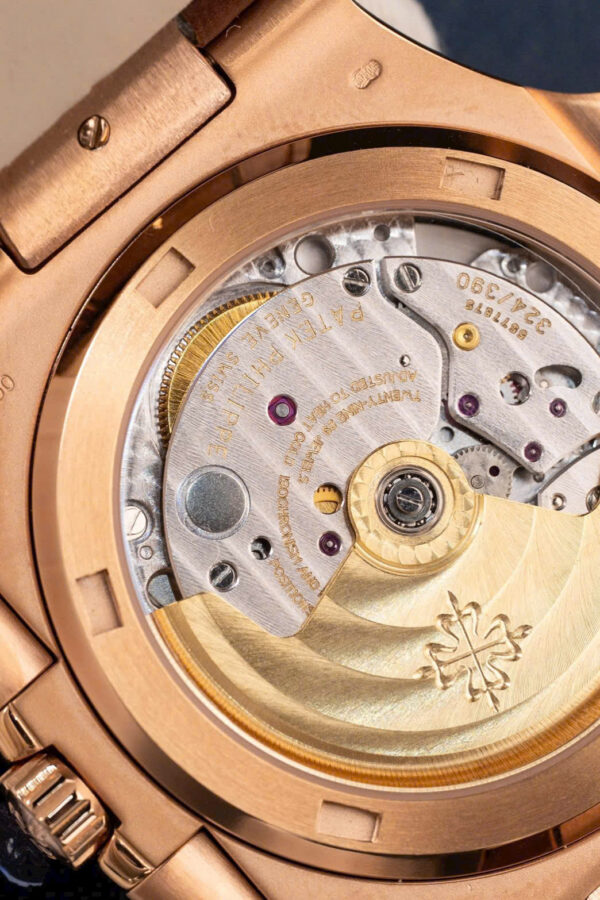 Đồng hồ Patek Philippe Nautilus 5711 mặt xám Replica 11 mạ vàng hồng máy khắc nhà máy BBF 40mm (2)