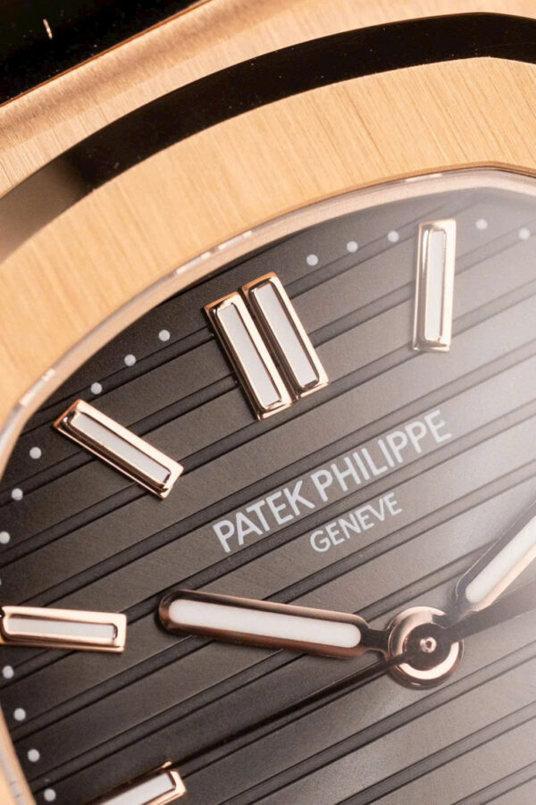 Đồng hồ Patek Philippe Nautilus 5711 mặt xám Replica 11 mạ vàng hồng máy khắc nhà máy BBF 40mm (2)
