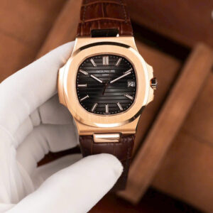 Đồng hồ Patek Philippe Nautilus 5711 mặt xám Replica 11 mạ vàng hồng máy khắc nhà máy BBF 40mm (2)