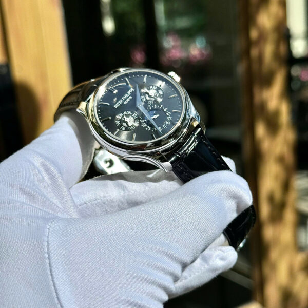 Đồng hồ Patek Philippe nam dây da màu đen Grand Complications 5327 mặt xám 39mm (6)