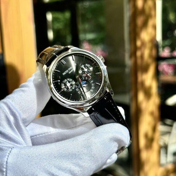 Đồng hồ Patek Philippe nam dây da màu đen Grand Complications 5327 mặt xám 39mm (6)
