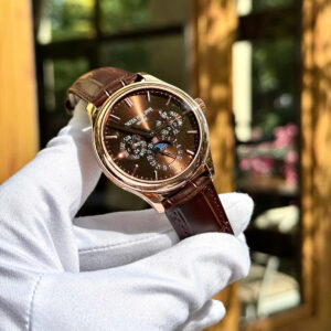 Đồng hồ Patek Philippe nam dây da màu nâu Grand Complications 5327 mặt Chocolate 39mm (9)