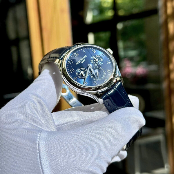Đồng hồ Patek Philippe nam dây da màu xanh dương Grand Complications 5327 39mm (8)