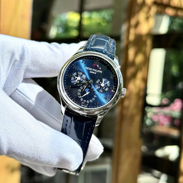 Đồng hồ Patek Philippe nam dây da màu xanh dương Grand Complications 5327 39mm (8)