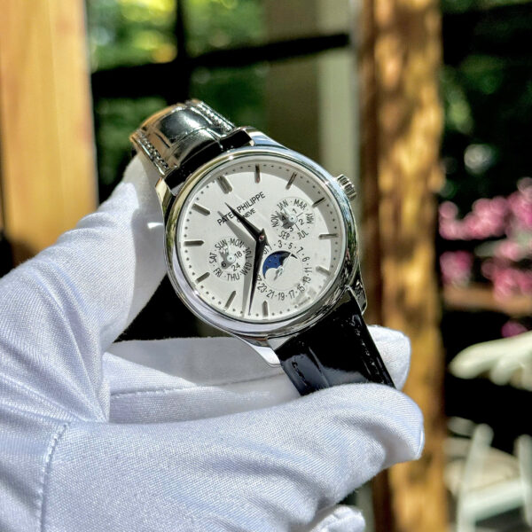 Đồng hồ Patek Philippe rep 11 Grand Complications 5327 mặt trắng dây da 39mm (13)