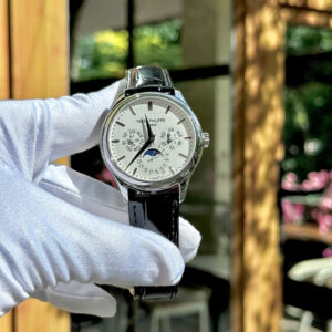 Đồng hồ Patek Philippe rep 11 Grand Complications 5327 mặt trắng dây da 39mm (13)