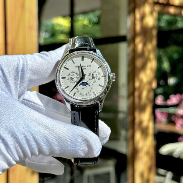 Đồng hồ Patek Philippe rep 11 Grand Complications 5327 mặt trắng dây da 39mm (13)