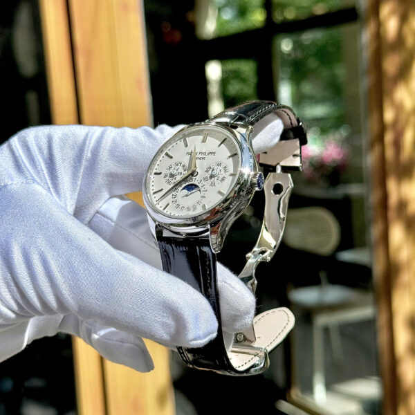 Đồng hồ Patek Philippe rep 11 Grand Complications 5327 mặt trắng dây da 39mm (13)