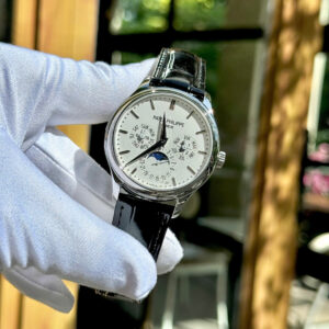 Đồng hồ Patek Philippe rep 11 Grand Complications 5327 mặt trắng dây da 39mm (13)
