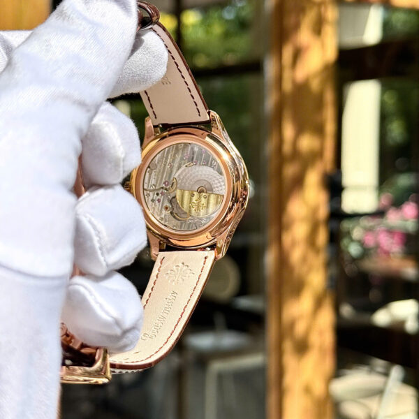 Đồng hồ Patek Philippe replica Grand Complications 5327 mặt trắng dây da nâu 39mm