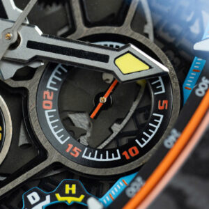 Đồng hồ Richard Mille RM65-01 Replica 11 vỏ carbon dây cao su đen 44.5×49 (2)