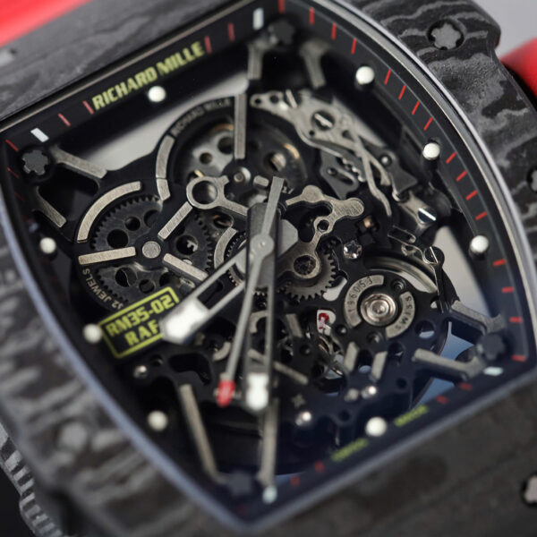 Đồng hồ Richard Mille Rep 11 RM35-02 Rafael Nadal dây cao su màu đen 44mm (2)