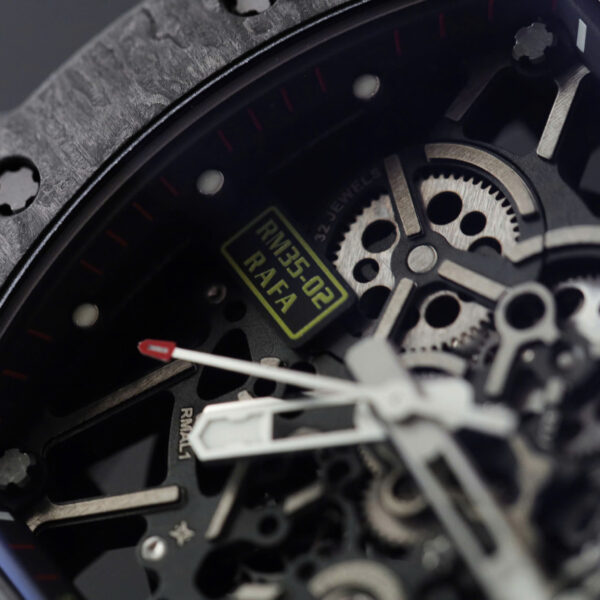Đồng hồ Richard Mille Rep 11 RM35-02 Rafael Nadal dây cao su màu đen 44mm (2)