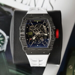 Đồng hồ Richard Mille Rep 11 RM35-02 Rafael Nadal dây cao su màu trắng xưởng ZF 44mm (2)