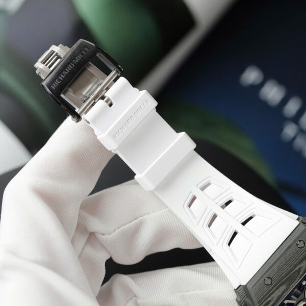 Đồng hồ Richard Mille Rep 11 RM35-02 Rafael Nadal dây cao su màu trắng xưởng ZF 44mm (2)