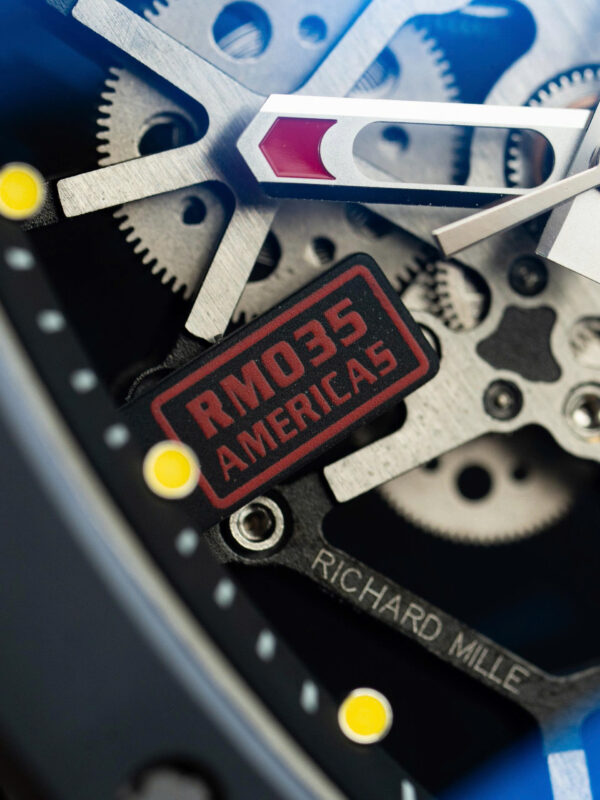 Đồng hồ Richard Mille Replica 11 RM035 Americas Toro vỏ gốm đen dây cao su nhà máy ZF 40x48mm (2)