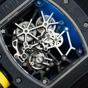 Đồng hồ Richard Mille Replica 11 RM035 Americas Toro vỏ gốm đen dây cao su nhà máy ZF 40x48mm (2)
