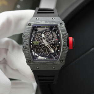 Đồng hồ Richard Mille Replica 11 RM35-02 Rafael Nadal màu đen dây cao su 44mm (2)