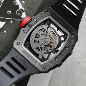 Đồng hồ Richard Mille Replica 11 RM35-02 Rafael Nadal màu đen dây cao su 44mm (2)