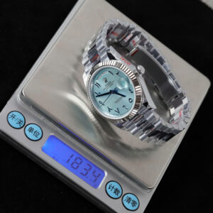 Đồng hồ Rolex Day-Date Replica 11 mặt xanh băng cọc số Ả Rập xưởng GM 40mm (2)