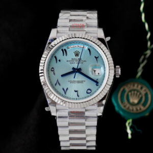 Đồng hồ Rolex Day-Date Replica 11 mặt xanh băng cọc số Ả Rập xưởng GM 40mm (2)