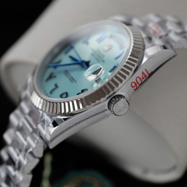 Đồng hồ Rolex Day-Date Replica 11 mặt xanh băng cọc số Ả Rập xưởng GM 40mm (2)