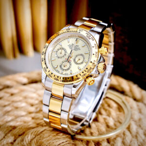 Đồng hồ Rolex Daytona Cosmograph demi vàng cọc dạ quang fake 11 40mm