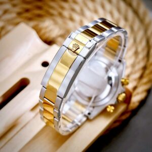 Đồng hồ Rolex Daytona Cosmograph demi vàng cọc dạ quang fake 11 40mm