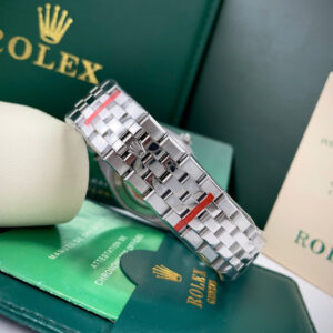 Đồng hồ Rolex Land-Dweller mặt xanh blue cọc số dạ quang fake 11 40mm