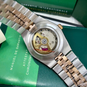 Đồng hồ Rolex Land-Dweller nam Demi cọc số đính đá fake cao cấp 40mm