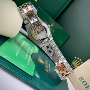 Đồng hồ Rolex Land-Dweller nam Demi cọc số đính đá fake cao cấp 40mm