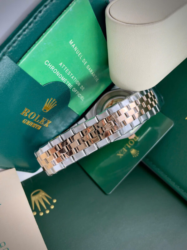 Đồng hồ Rolex Land-Dweller nam Demi cọc số đính đá fake cao cấp 40mm