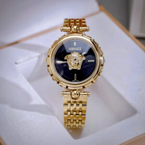 Đồng hồ Versace nữ Medusa Heritage vàng gold dây kim loại like auth 38mm