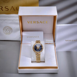 Đồng hồ Versace nữ Medusa Heritage vàng gold dây kim loại like auth 38mm