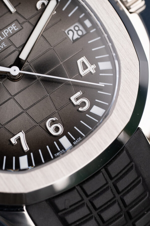 Patek Philippe Aquanaut 5167 Replica 11 mặt xám dây cao su tinh chỉnh nhà máy BBF 40mm (2)