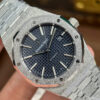 Đồng hồ Audemars Piguet Rep 11 Royal Oak 15410 Frosted mặt xanh dương máy cơ tự động xưởng APS 41mm (2)