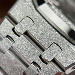 Đồng hồ Audemars Piguet Rep Cao Cấp Royal Oak 15410 Frosted mặt xám máy cơ tự động xưởng APS 41mm (2)