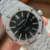 Đồng hồ Audemars Piguet Replica 11 Royal Oak 15410 Frosted Gold mặt đen máy cơ tự động xưởng APS 41mm (2)