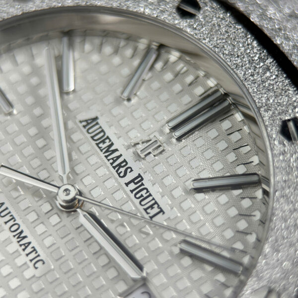 Đồng hồ Audemars Piguet Replica 11 Royal Oak 15410 Frosted mặt trắng máy cơ tự động xưởng APS 41mm (1)