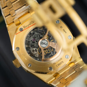 Đồng hồ Audemars Piguet Replica 11 Royal Oak Openworked 15407 mạ vàng mặt lộ cơ 41mm (2)