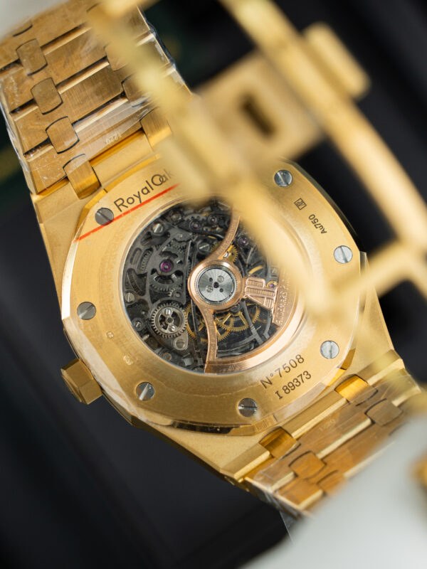 Đồng hồ Audemars Piguet Replica 11 Royal Oak Openworked 15407 mạ vàng mặt lộ cơ 41mm (2)