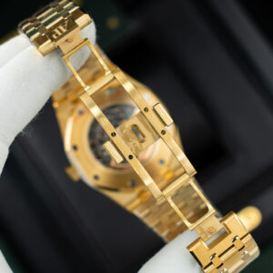 Đồng hồ Audemars Piguet Replica 11 Royal Oak Openworked 15407 mạ vàng mặt lộ cơ 41mm (2)