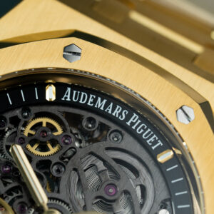 Đồng hồ Audemars Piguet Replica 11 Royal Oak Openworked 15407 mạ vàng mặt lộ cơ 41mm (2)