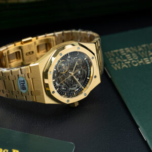 Đồng hồ Audemars Piguet Replica 11 Royal Oak Openworked 15407 mạ vàng mặt lộ cơ 41mm (2)