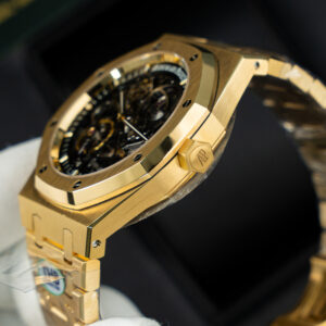 Đồng hồ Audemars Piguet Replica 11 Royal Oak Openworked 15407 mạ vàng mặt lộ cơ 41mm (2)
