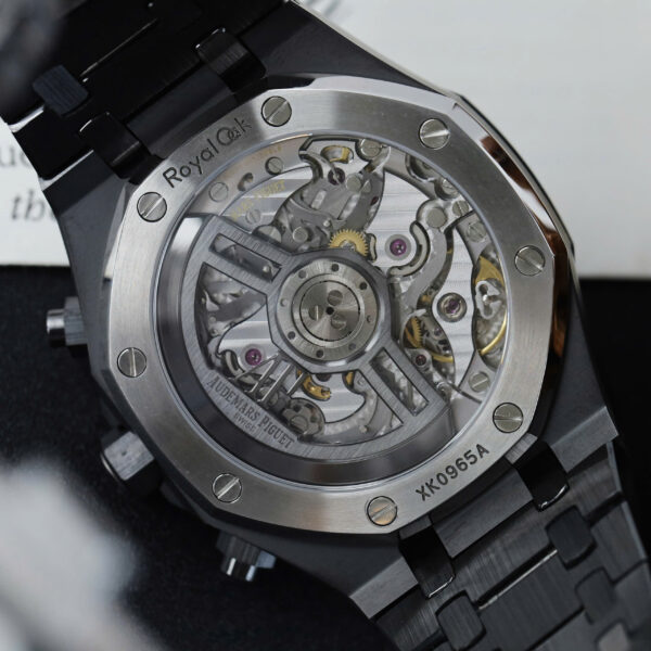 Đồng hồ Audemars Piguet Royal Oak Chronograph 26240 vỏ gốm mặt xanh than chế tác xưởng APS 41mm (2)