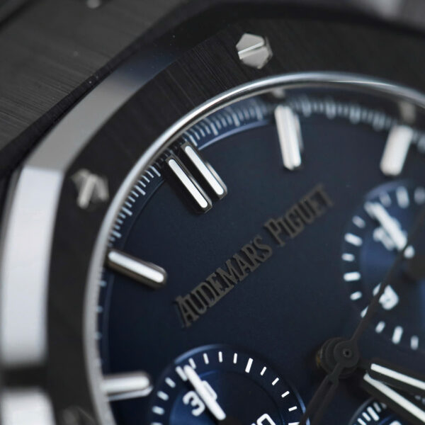 Đồng hồ Audemars Piguet Royal Oak Chronograph 26240 vỏ gốm mặt xanh than chế tác xưởng APS 41mm (2)