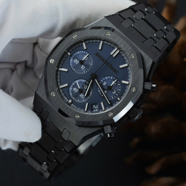 Đồng hồ Audemars Piguet Royal Oak Chronograph 26240 vỏ gốm mặt xanh than chế tác xưởng APS 41mm (2)